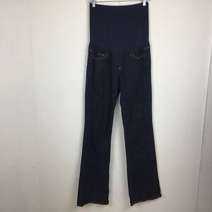 Gap maternity true waistband full panel jeans long and lean size 4-6
